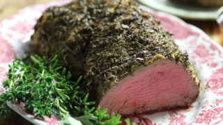 Oven-Roasted Herb-Crusted Beef Fillet