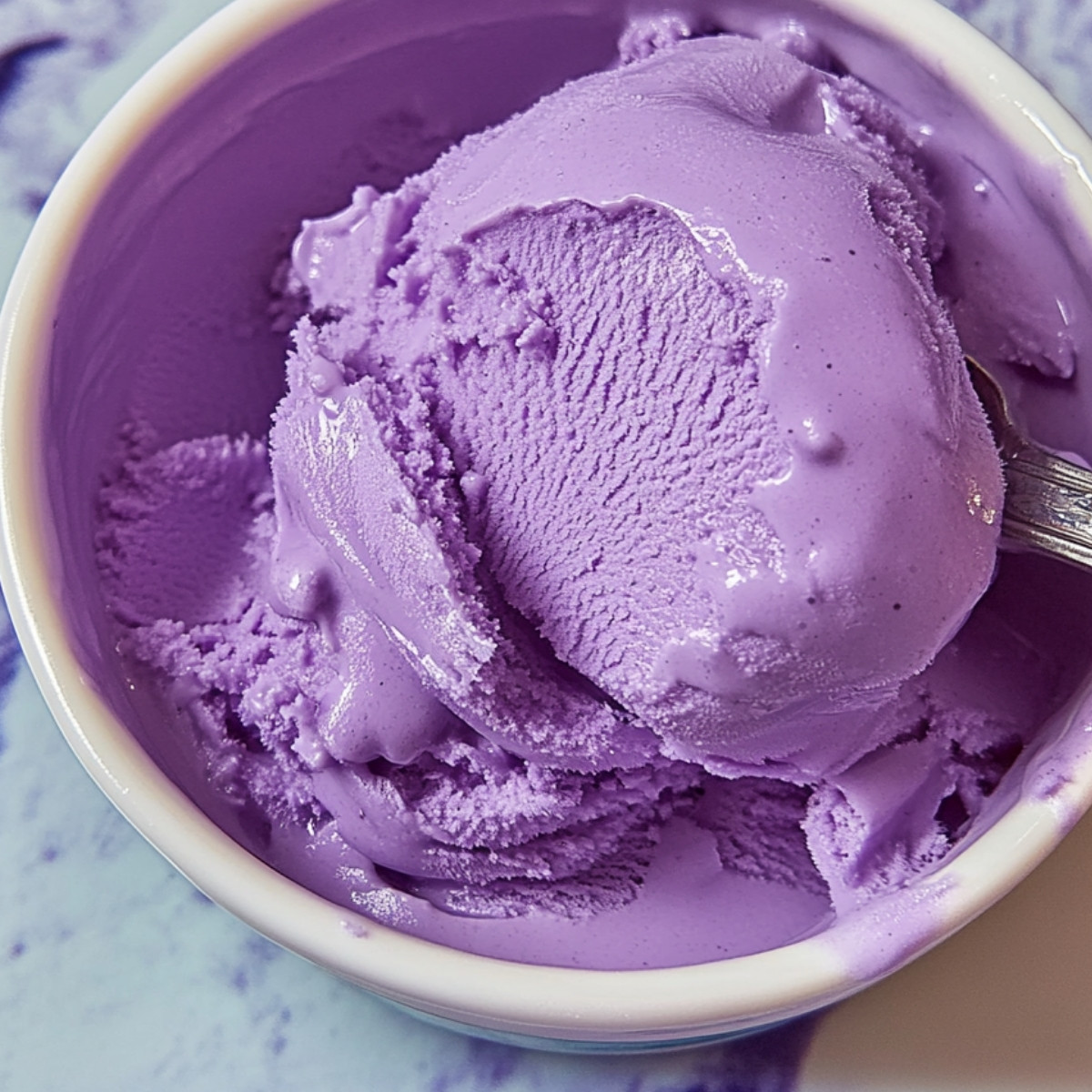 3-Ingredient Ube Ice Cream