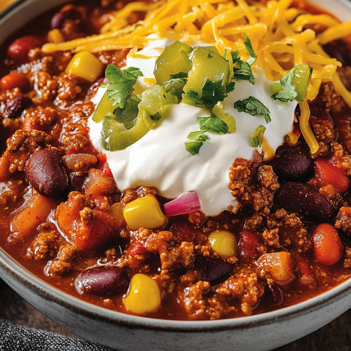 All-American Beef Chili Explosion