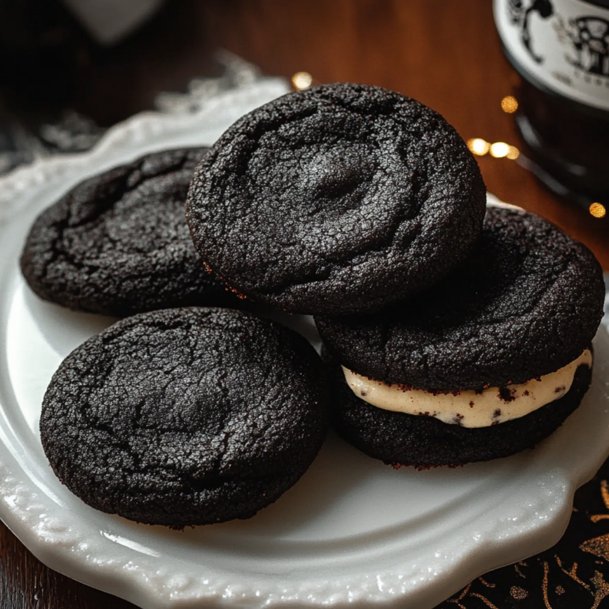 Black Velvet Cheesecake Cookies