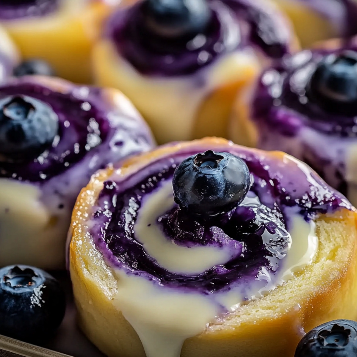 Blueberry Cheesecake Rolls