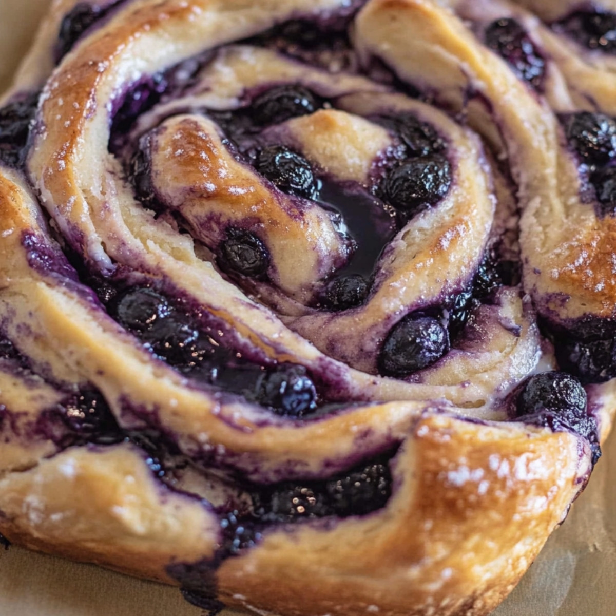 Blueberry Cream Cheese Babka