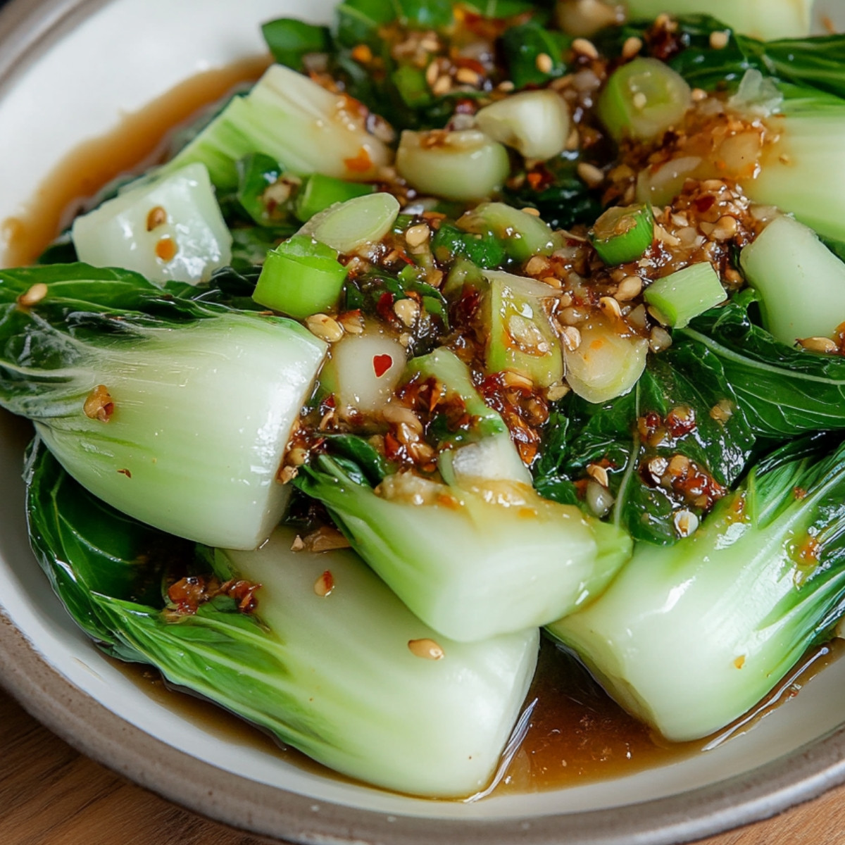 Bok Choy with Garlic Sauce