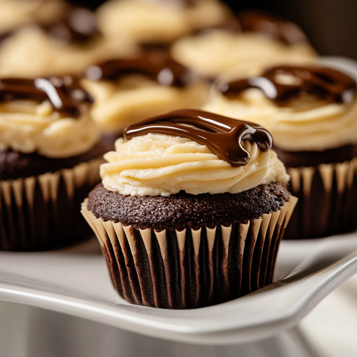 Boston Cream Pie Cupcakes