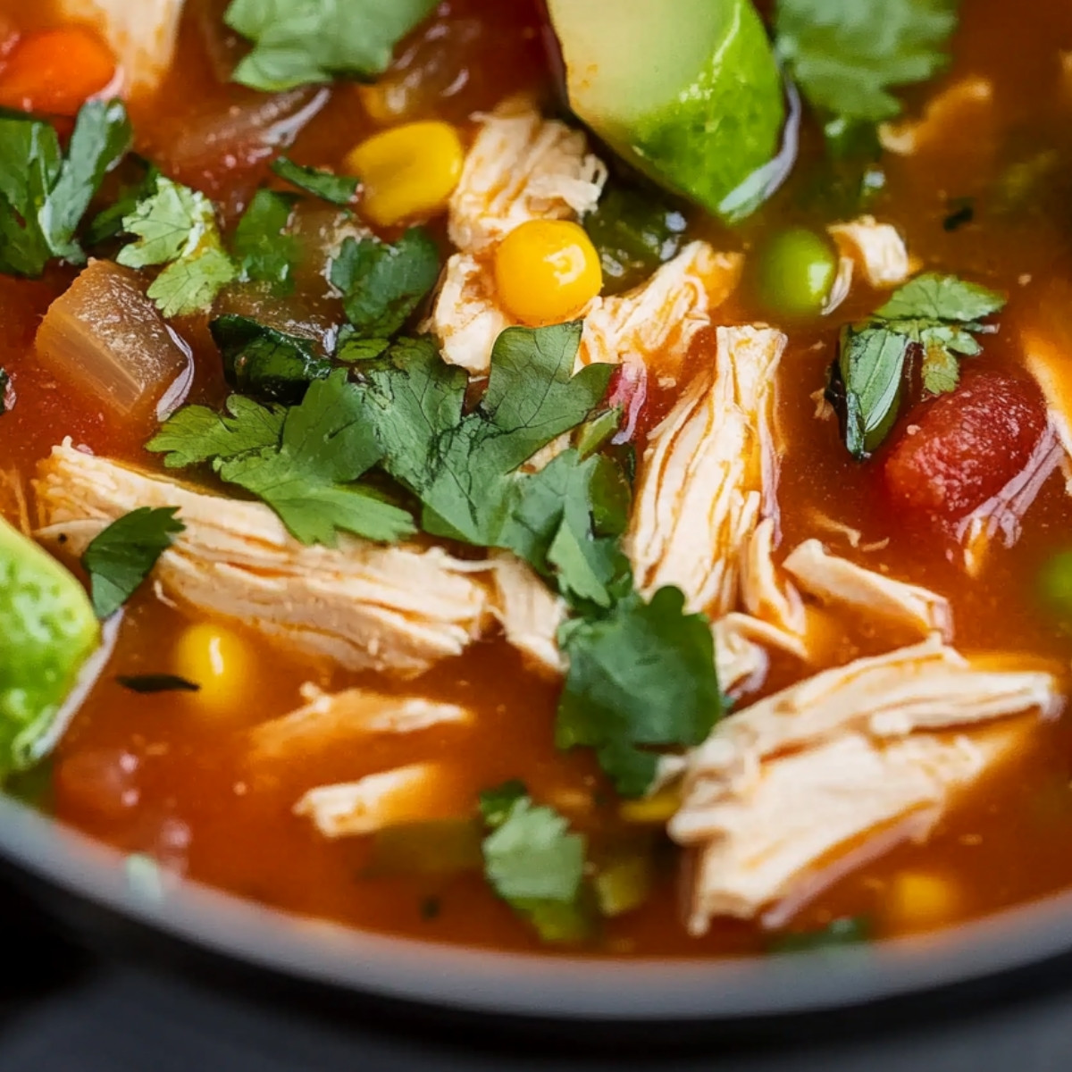 Chicken Tortilla Crock-Pot Soup