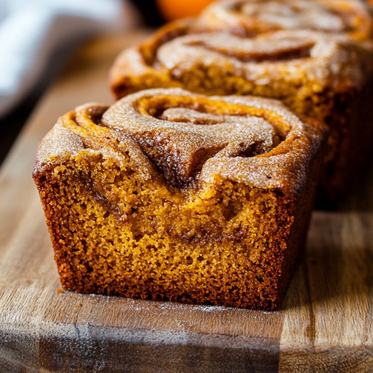 Cinnamon Swirl Pumpkin Bread