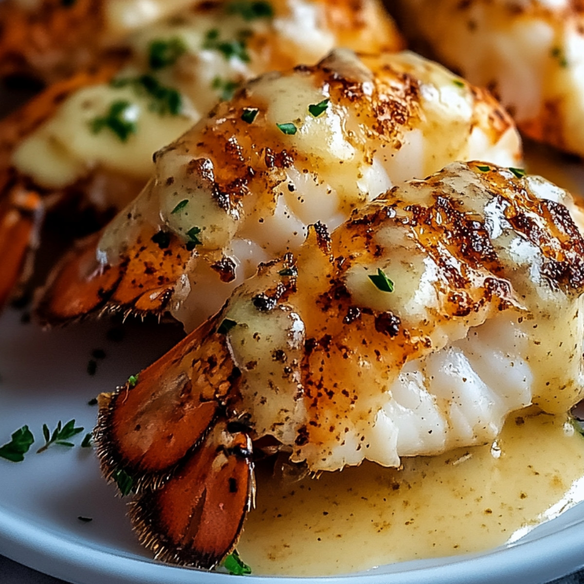 Dive into decadence with these Creamy Garlic Butter Lobster Tails