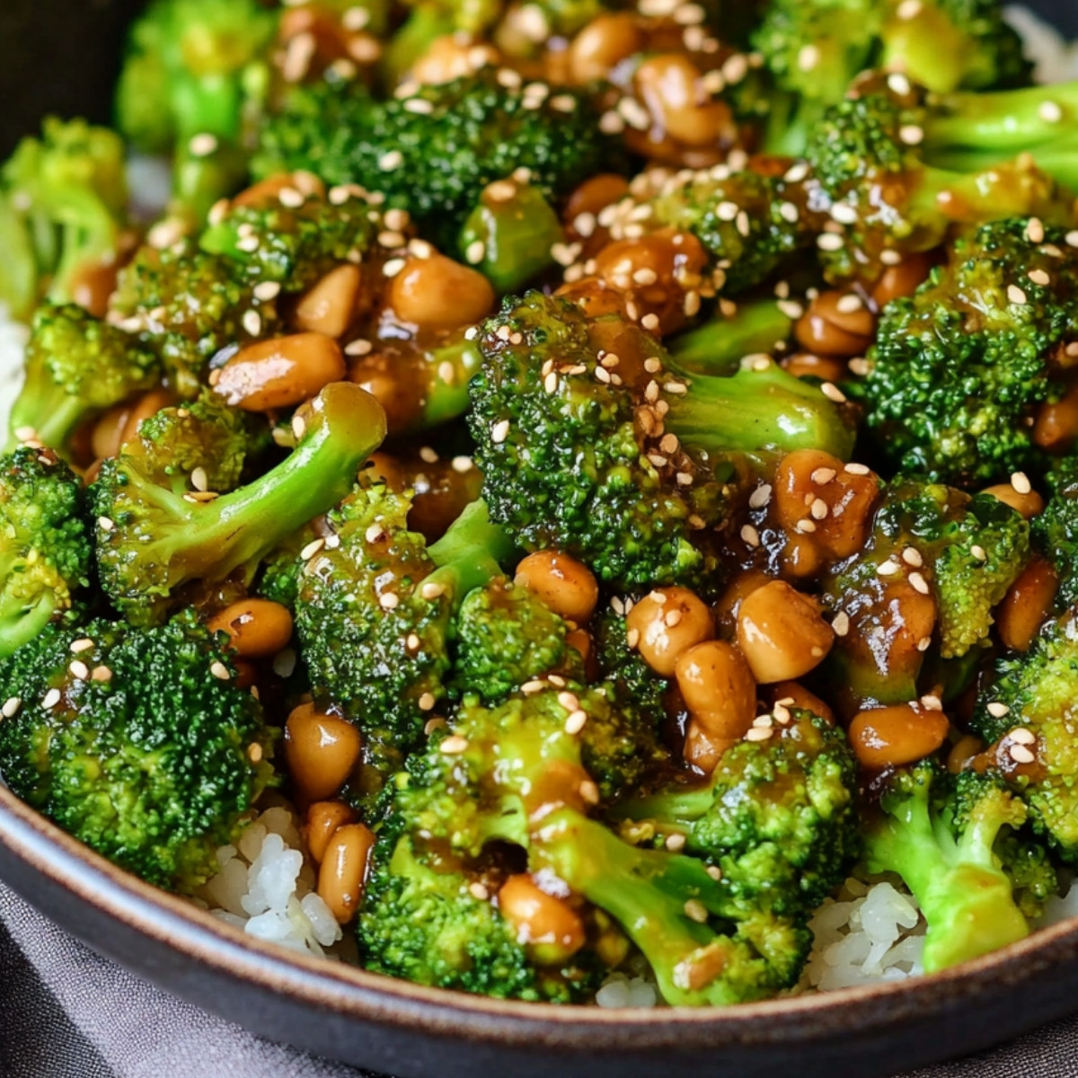 Recipe title: Epic Garlic Broccoli Stir-Fry