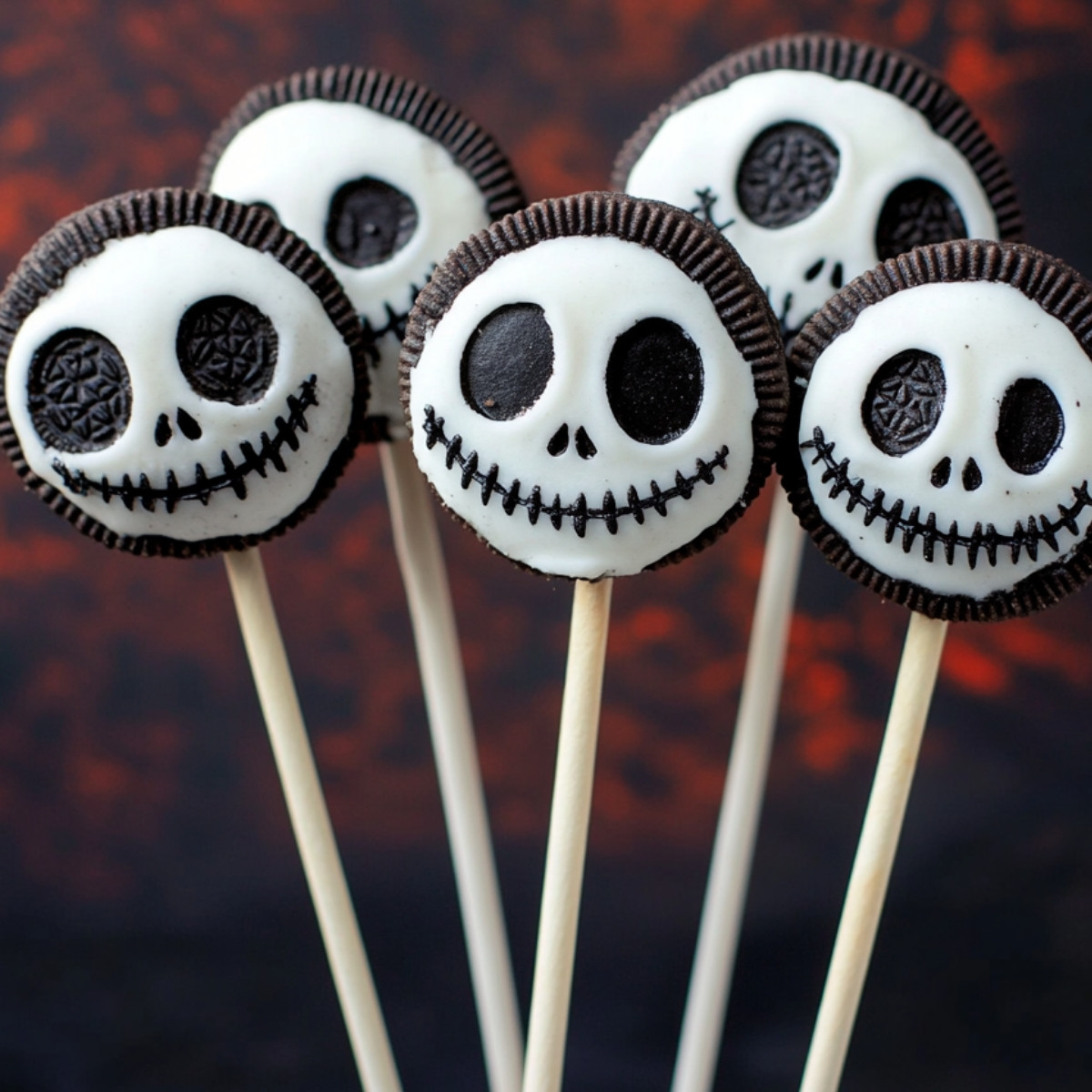 Jack Skellington Oreo Pops