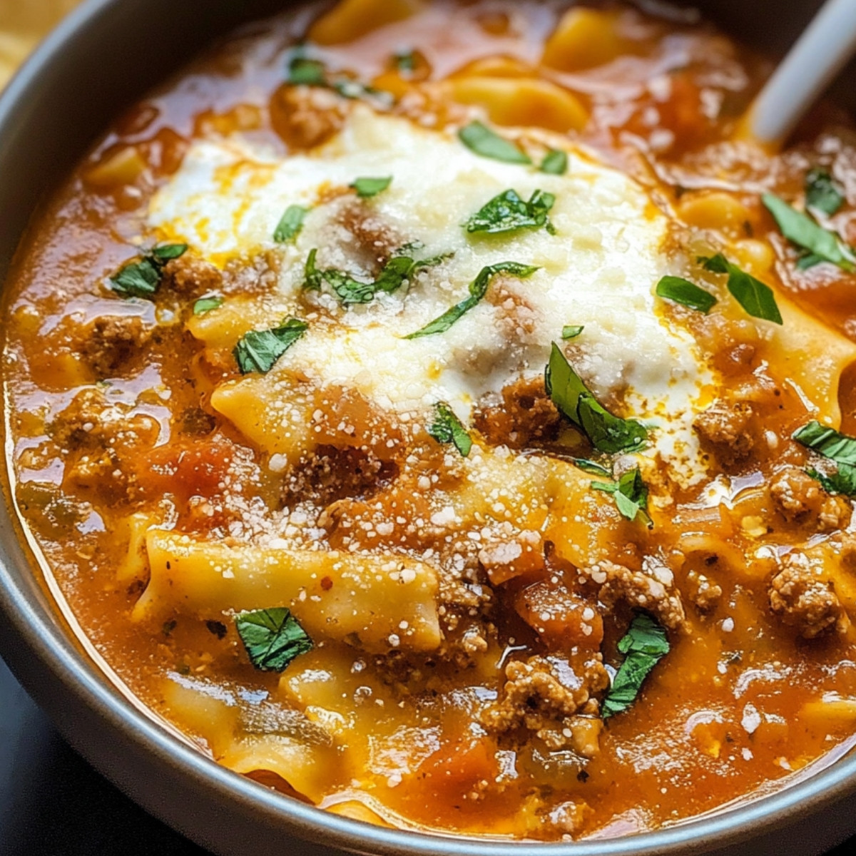 Lasagna Soup