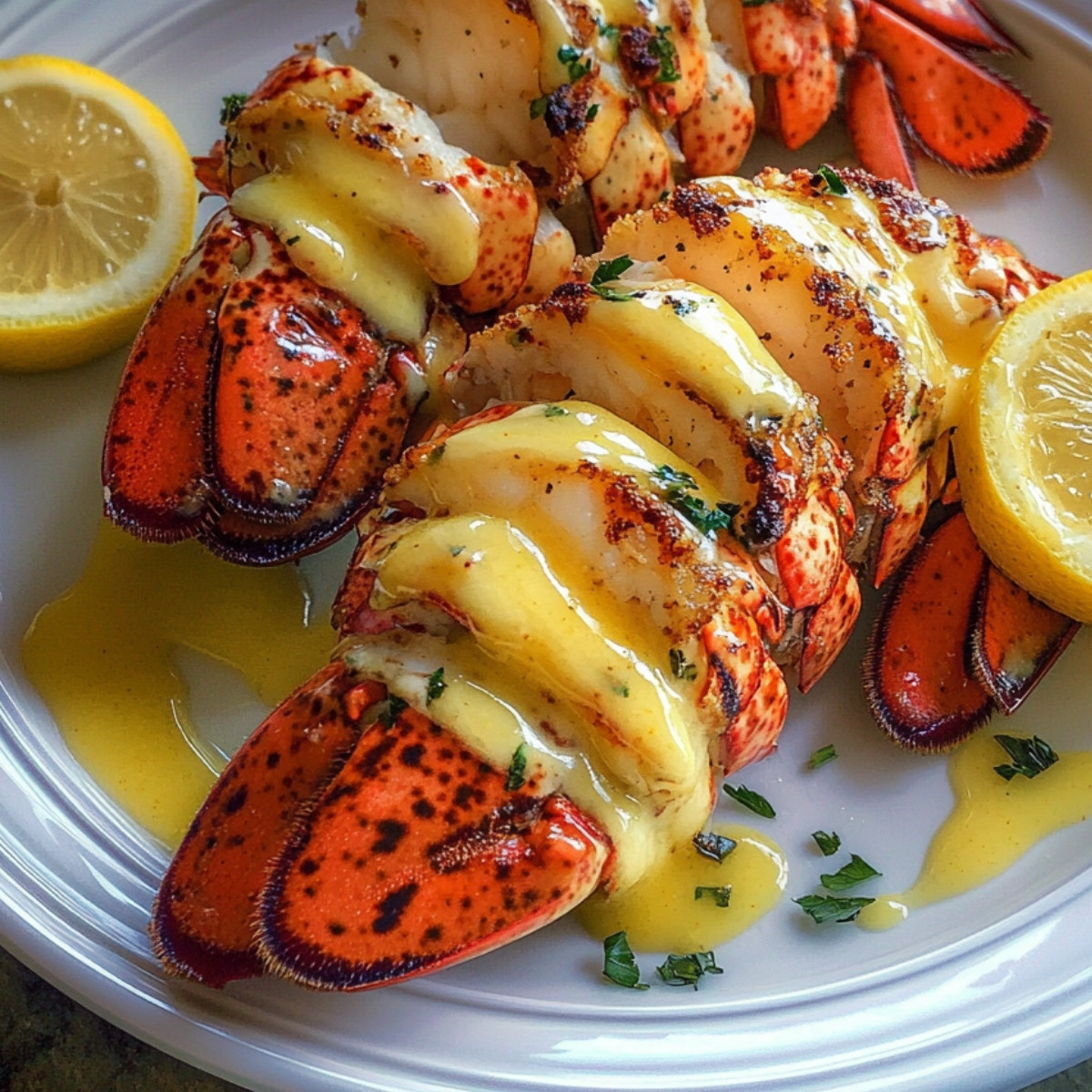 Lemon Butter Lobster Tails