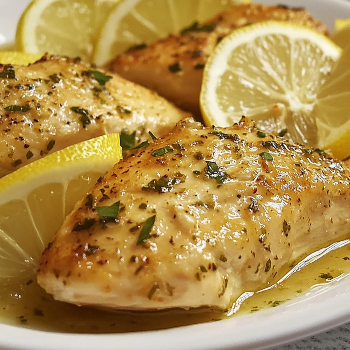 Lemon Garlic Slow Cooker Chicken Bliss