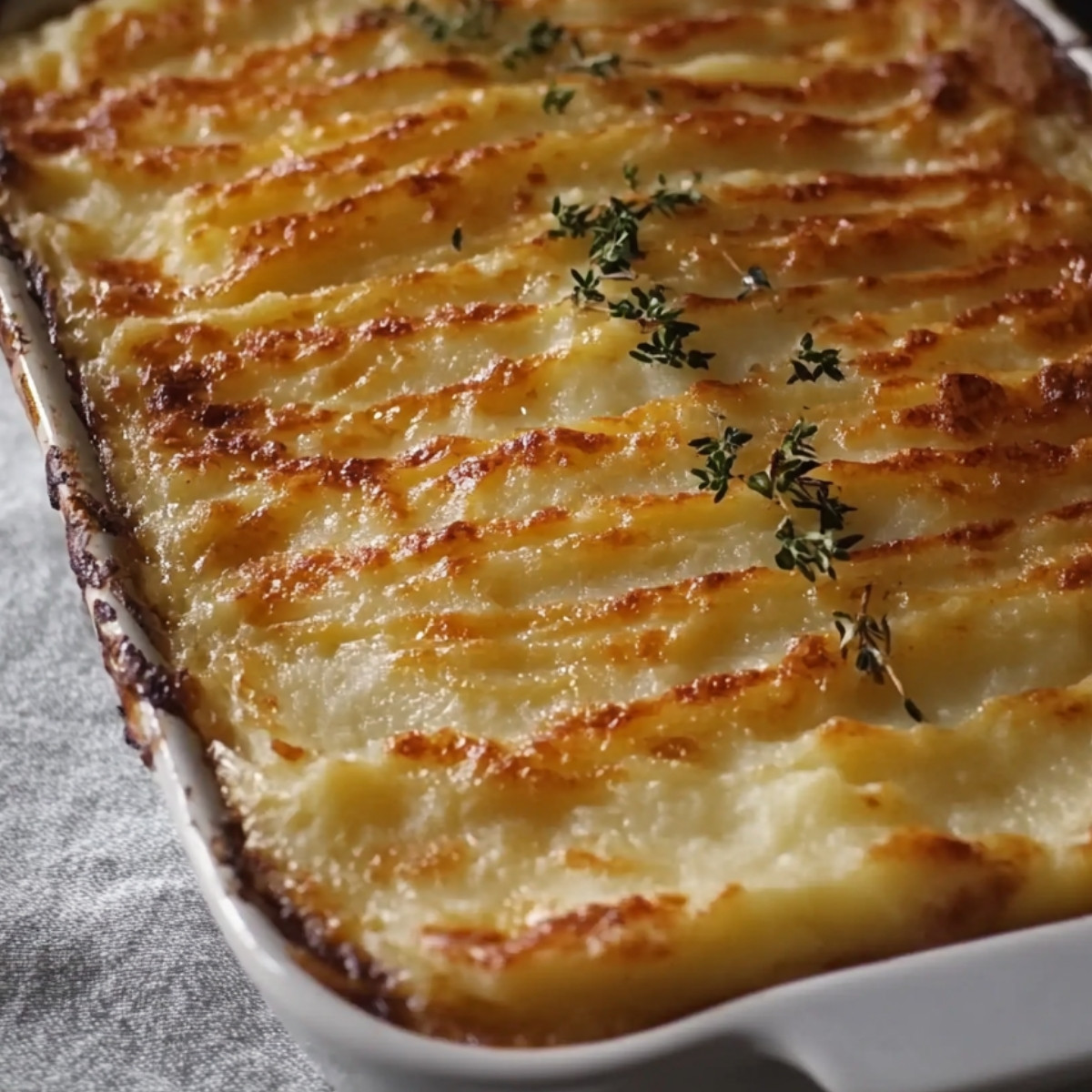 Mashed Potato Au Gratin