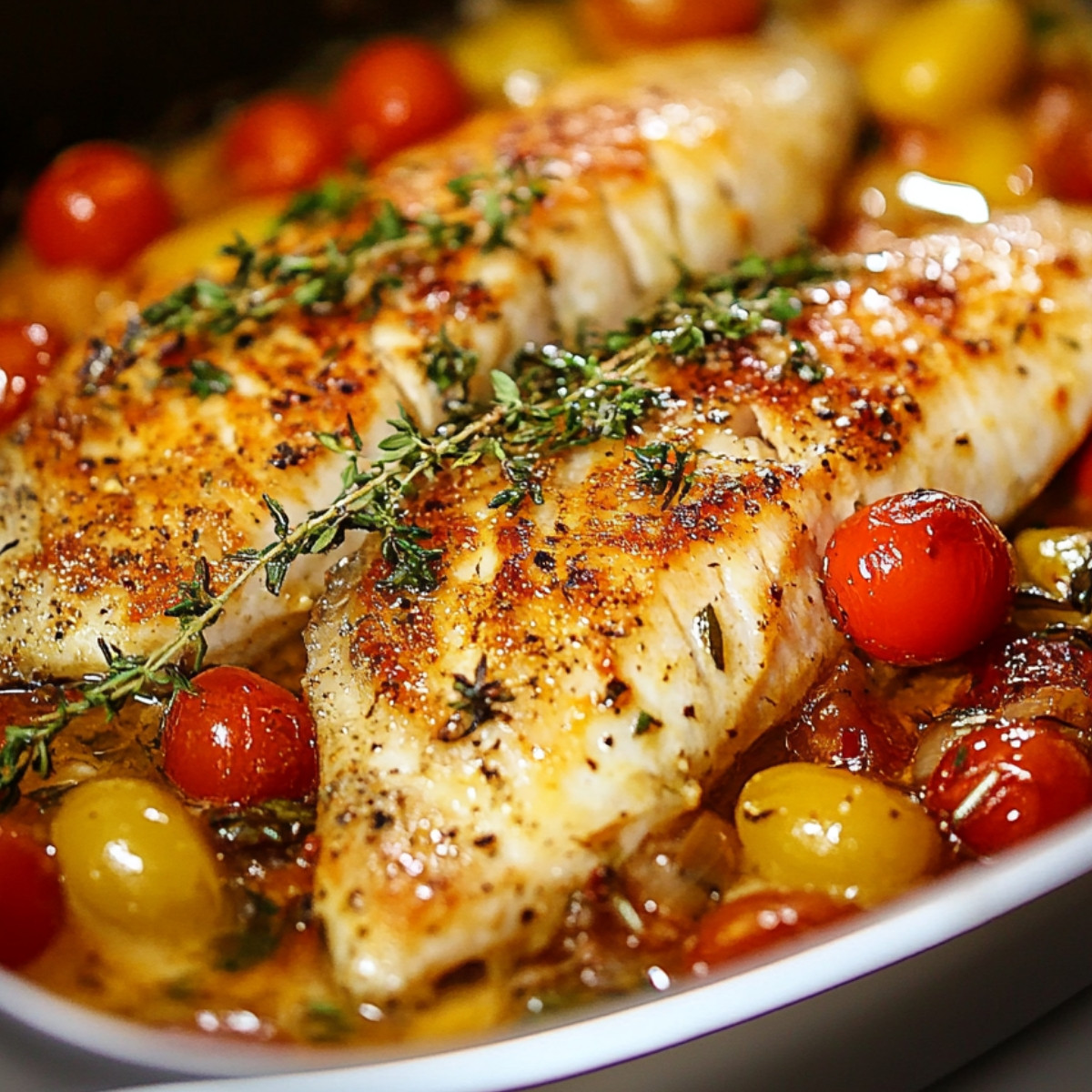 Mediterranean Baked Fish