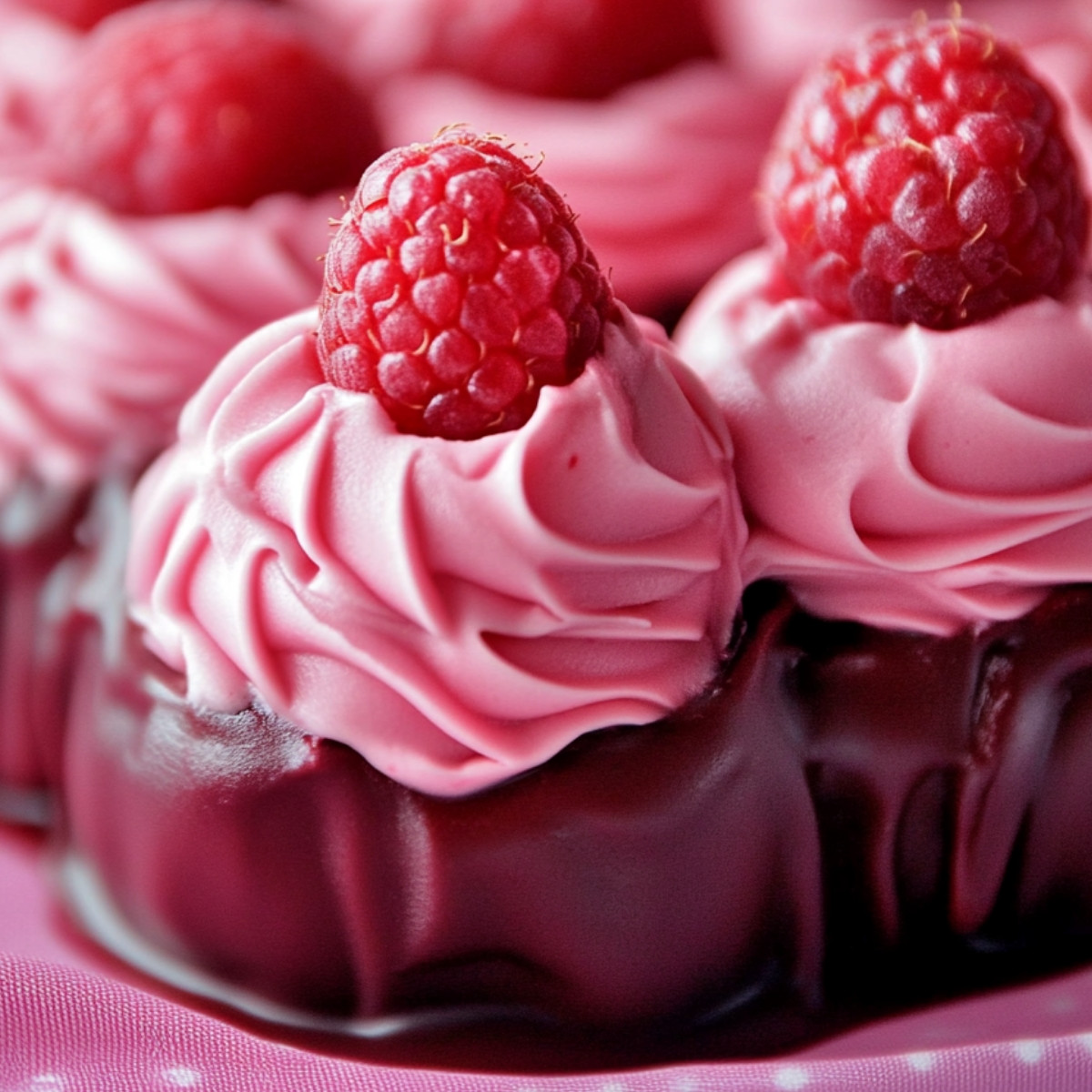 Raspberry Fondant Magic