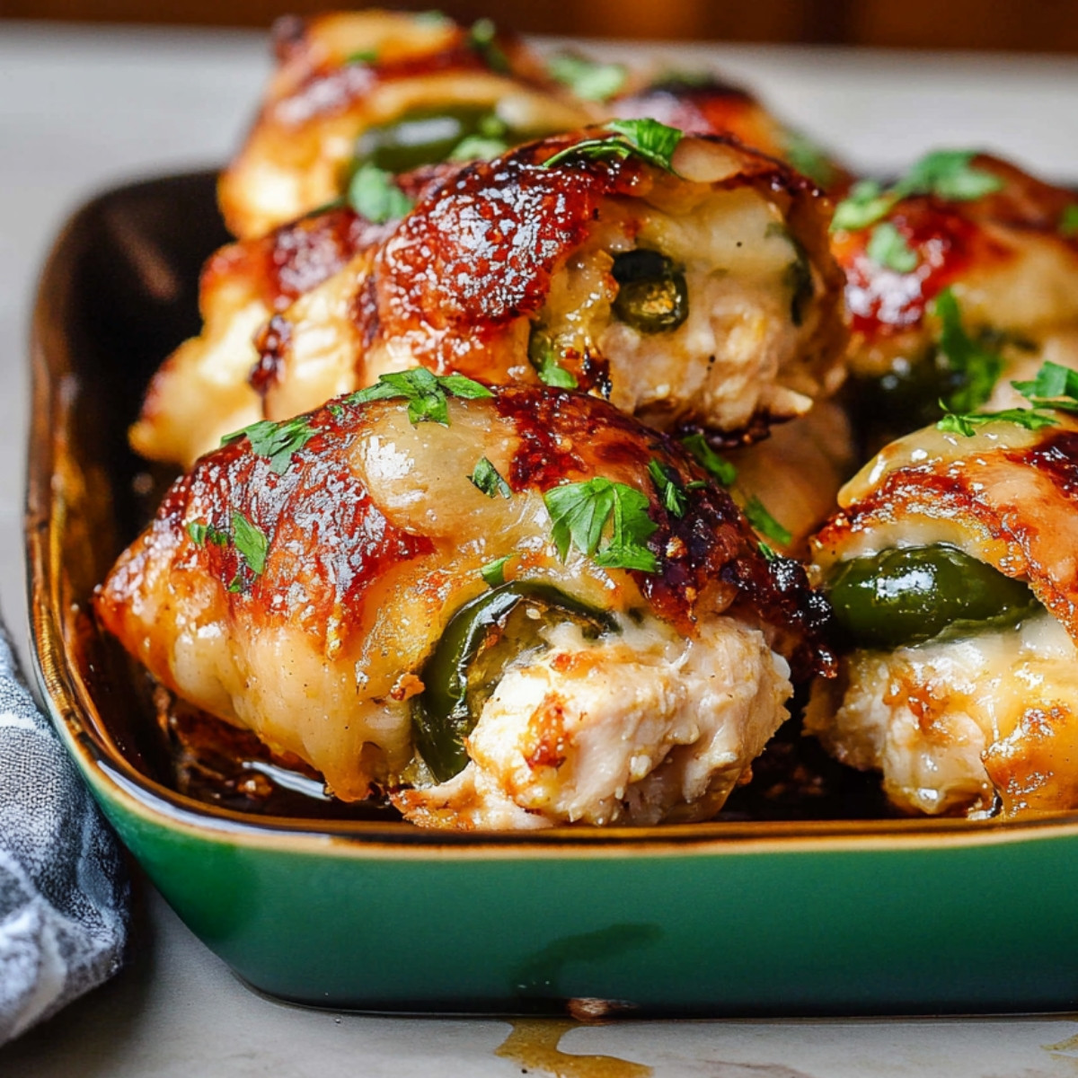 Smoked Jalapeño Popper Chicken Bombs