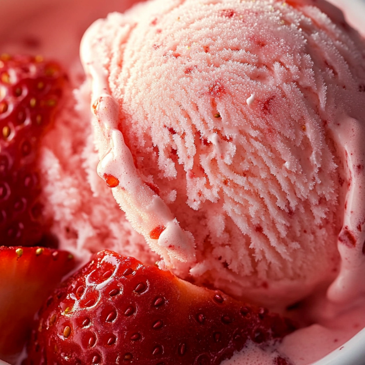 Strawberry Sensation Ice Cream