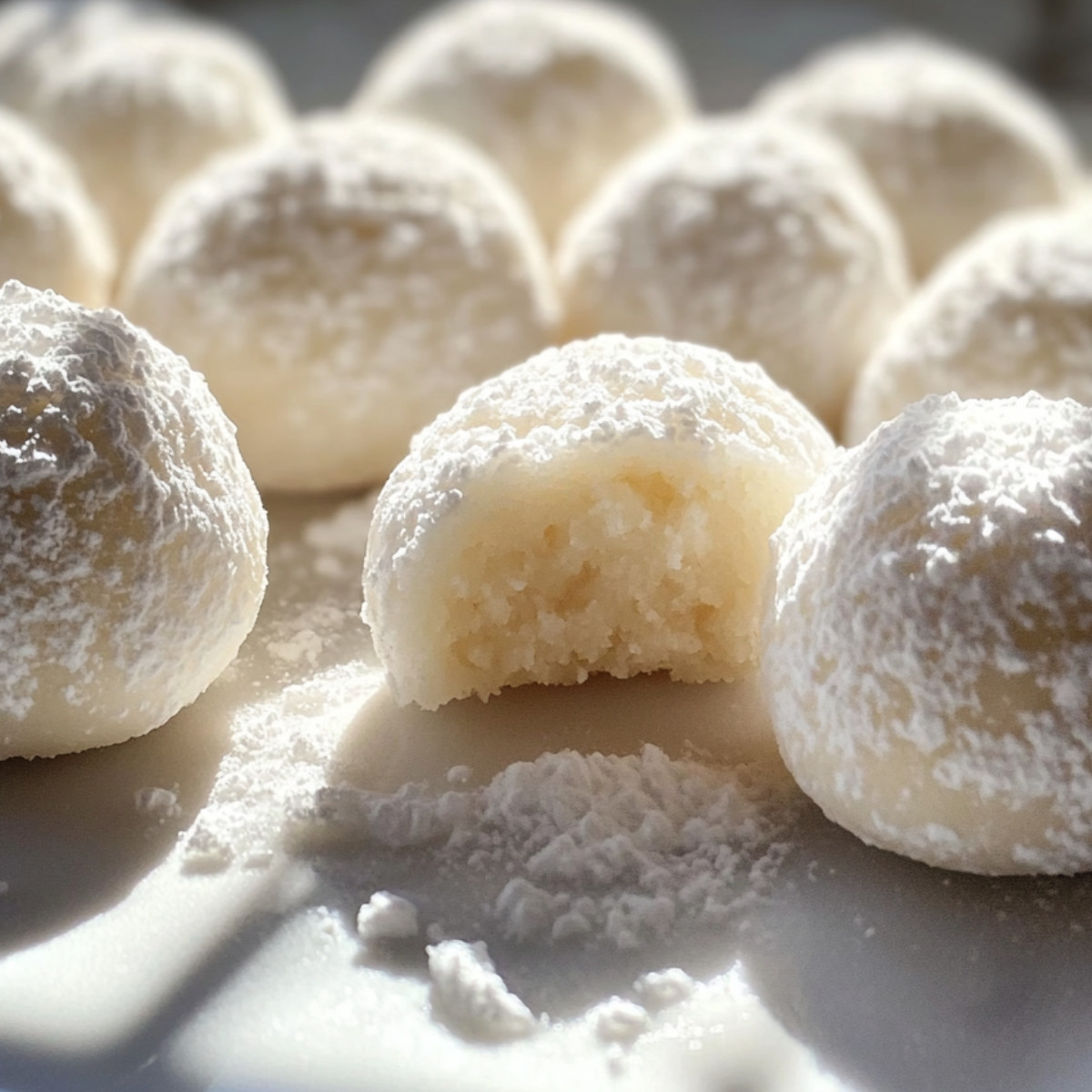 Sweetened Condensed Milk Snowball Cookies