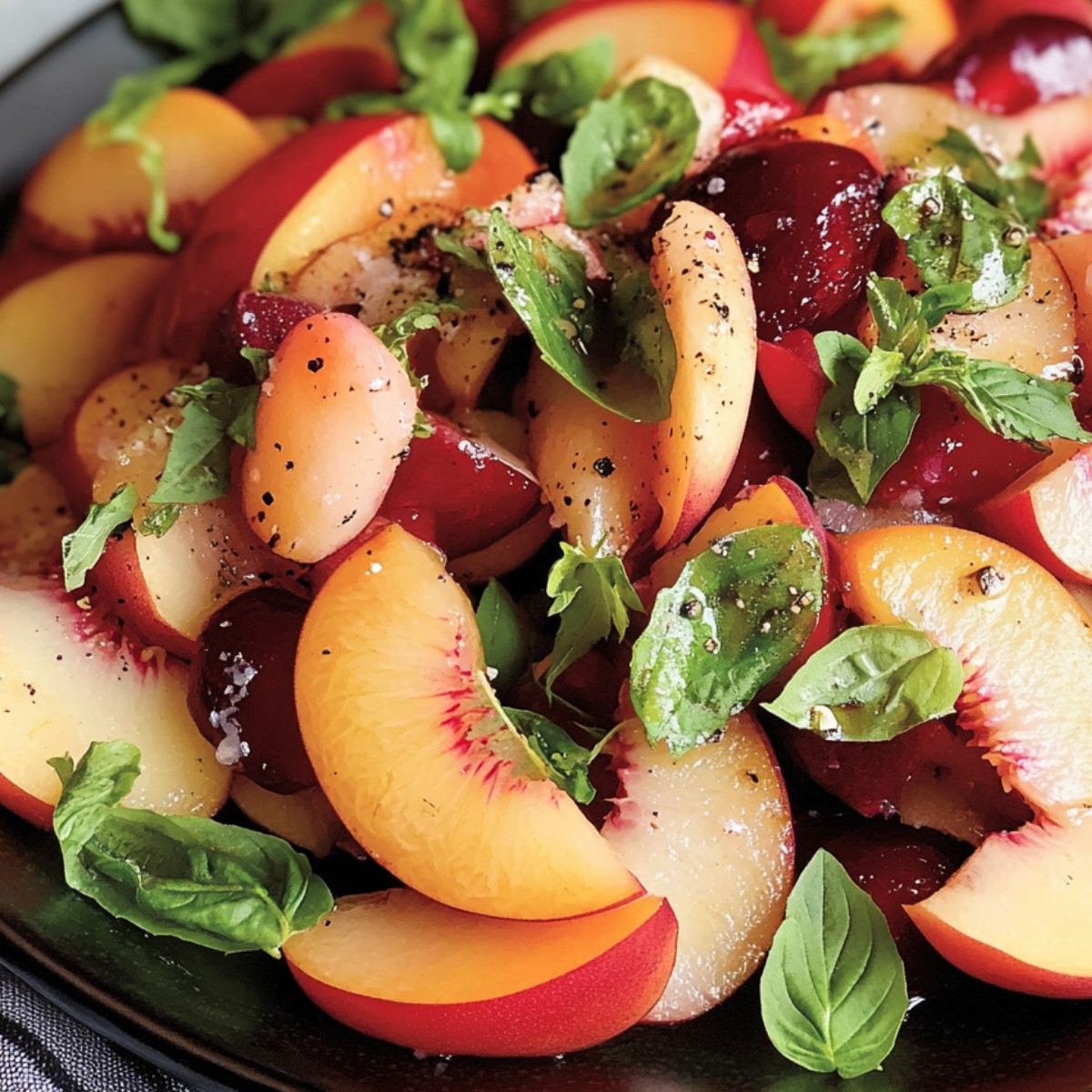 White Peach Salad