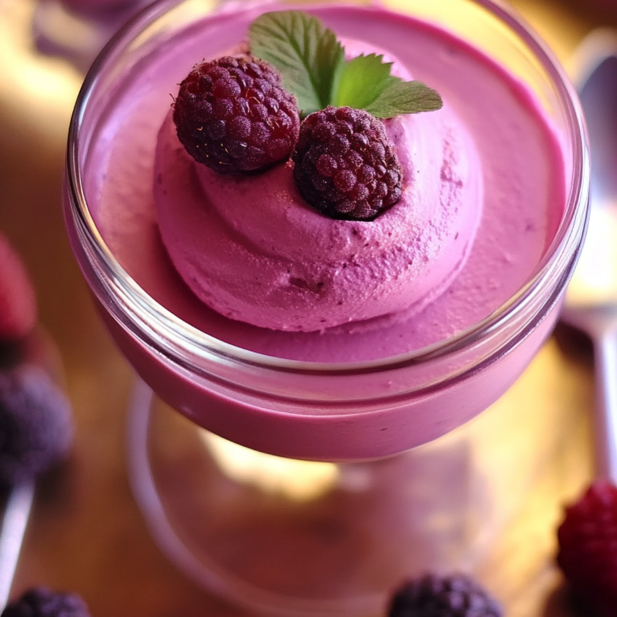 Wild Raspberry Mousse