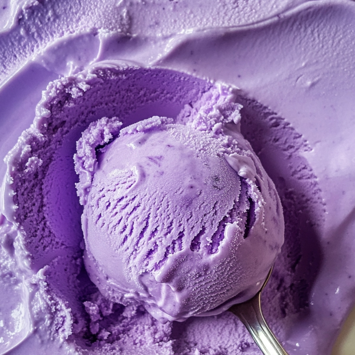 3-Ingredient Ube Ice Cream