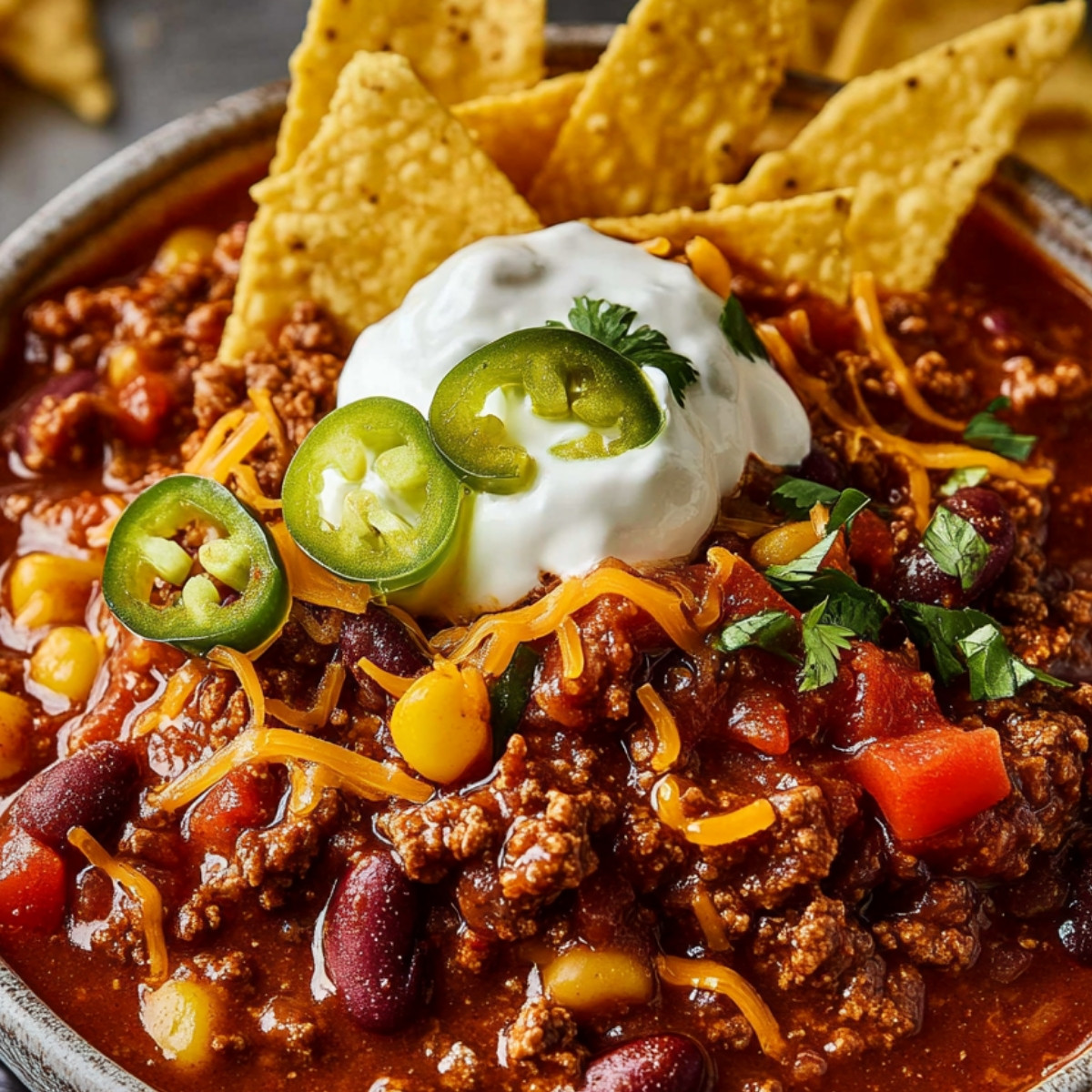 All-American Beef Chili Explosion