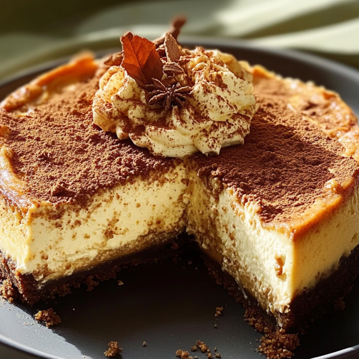 Autumn Spice Cheesecake Delight