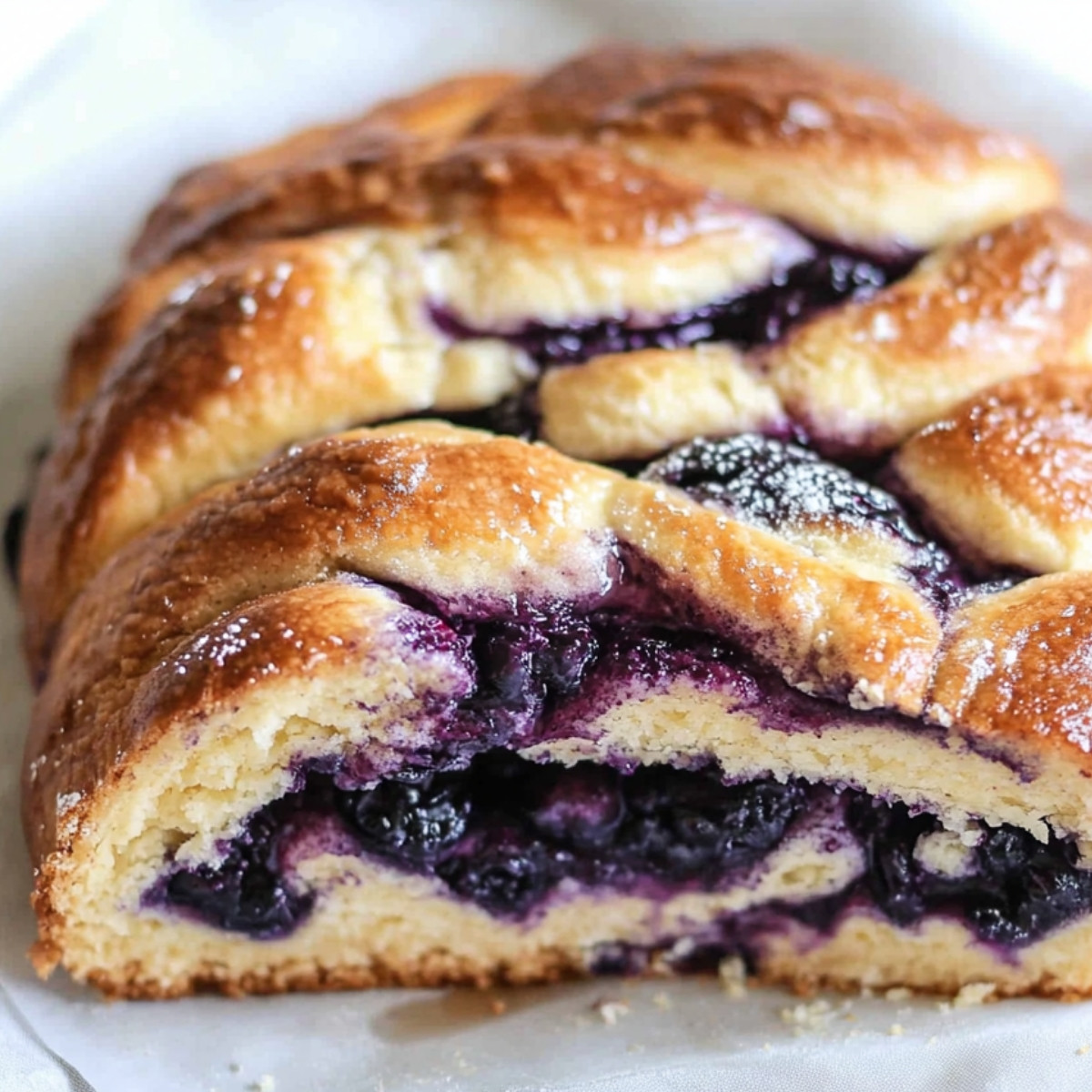 Blueberry Cream Cheese Babka