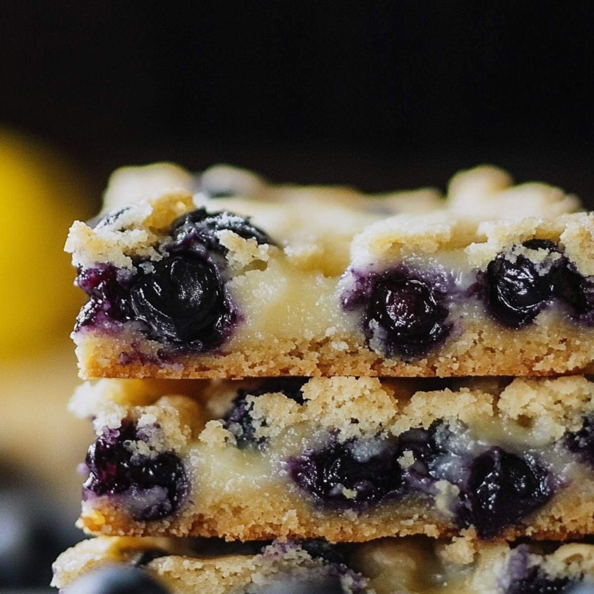 Blueberry Lemon Cookie Bars