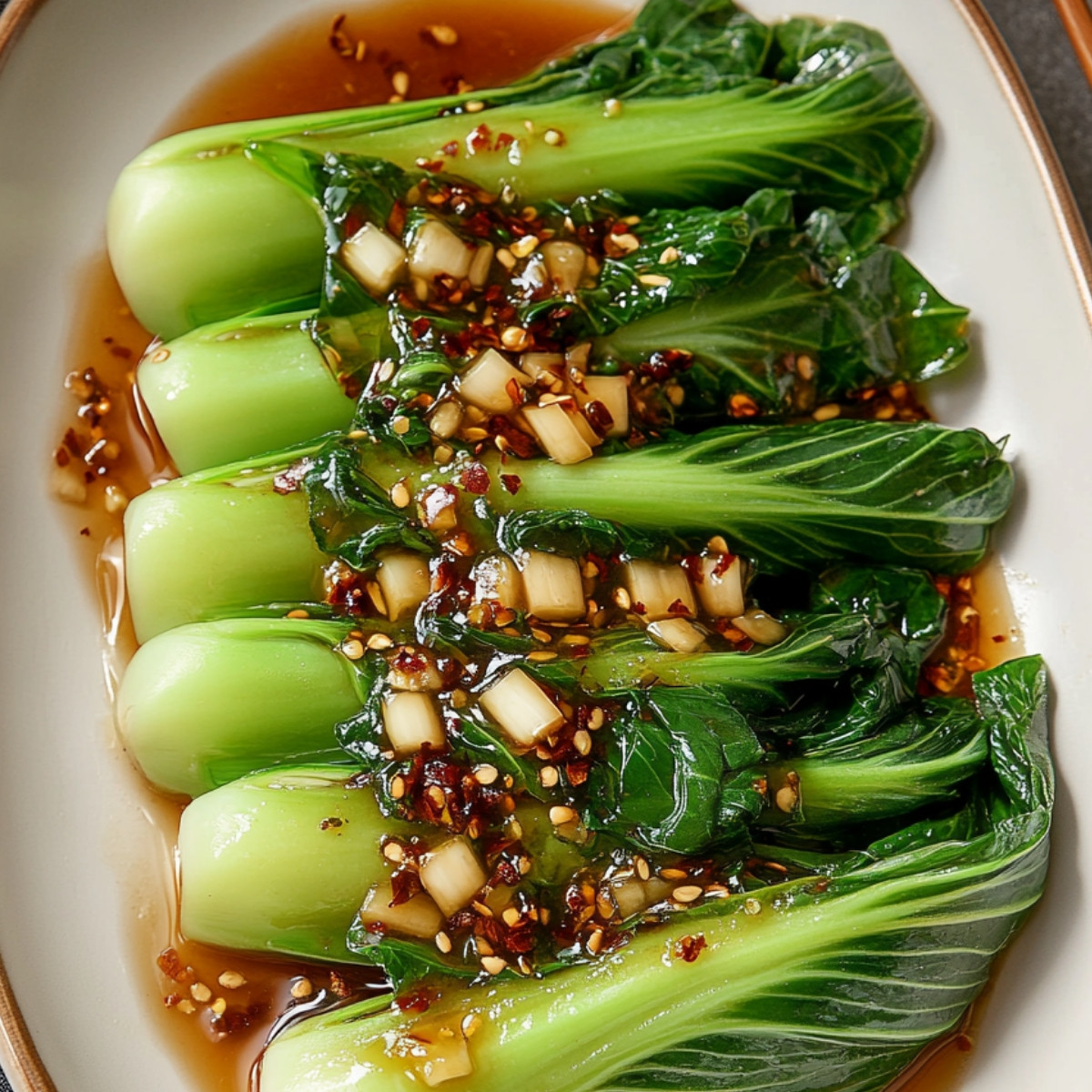 Bok Choy with Garlic Sauce