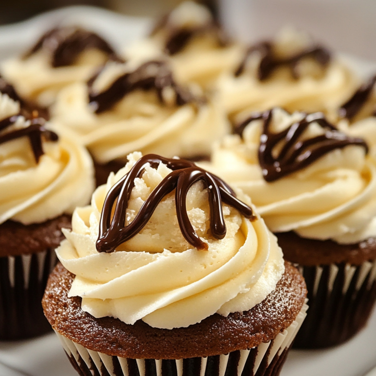 Boston Cream Pie Cupcakes