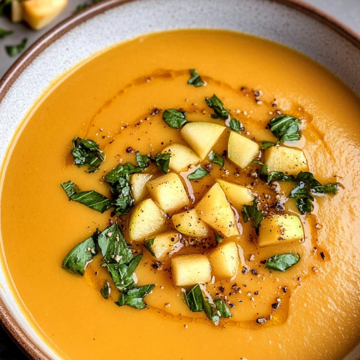 Butternut Squash and Apple Harvest Soup