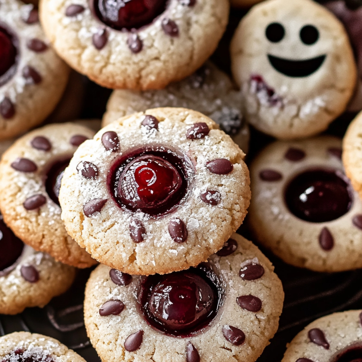 Cherry-Centered Dairy-Free Delight Cookies