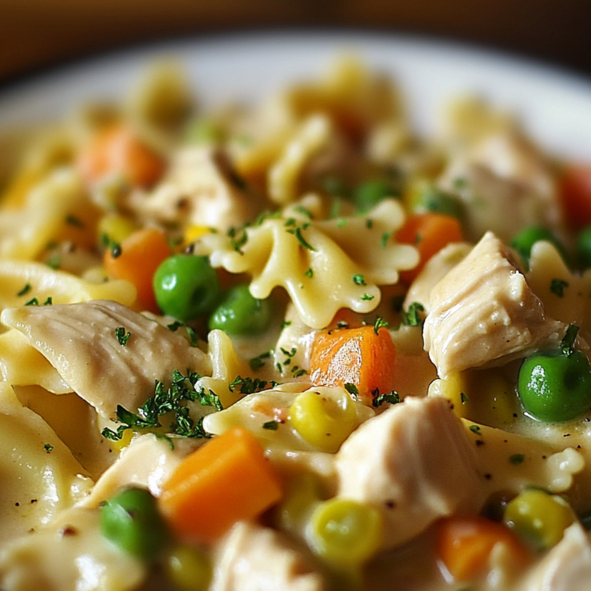 Chicken Pot Pie Pasta