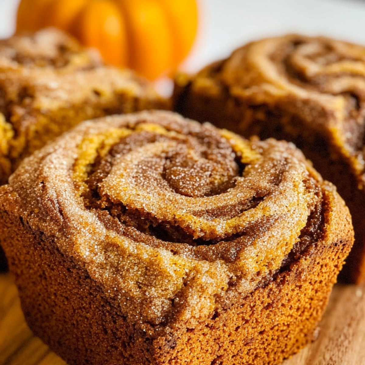 Cinnamon Swirl Pumpkin Bread