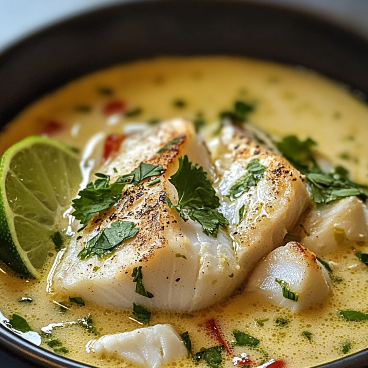 Coconut Lime Fish Soup