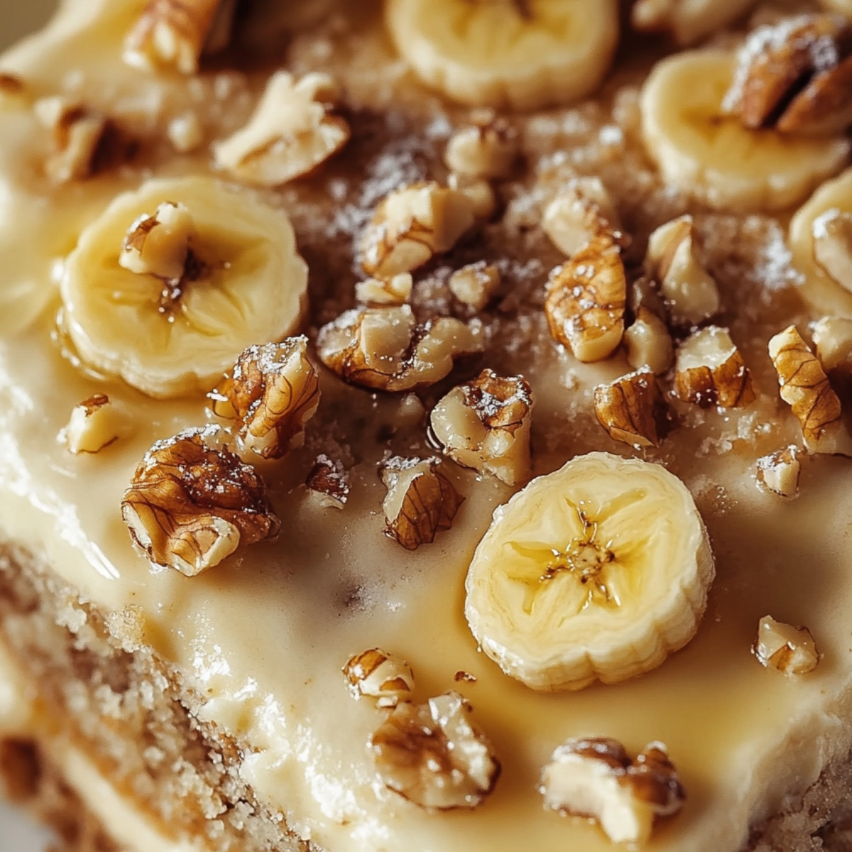 Creamy Dream Banana Walnut Cake Alert