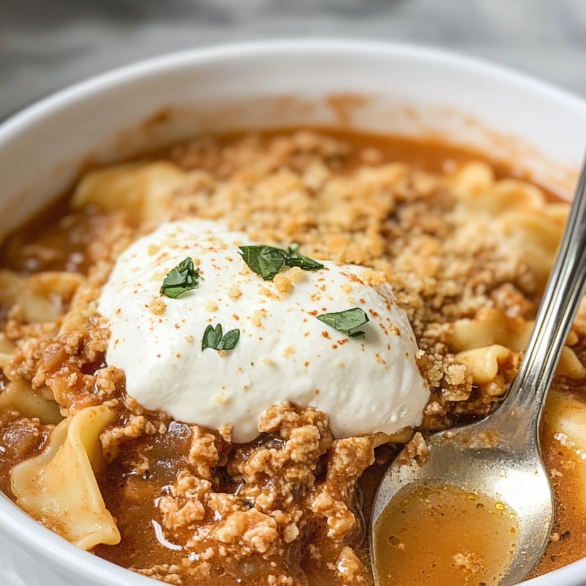 Crockpot Lasagna Soup