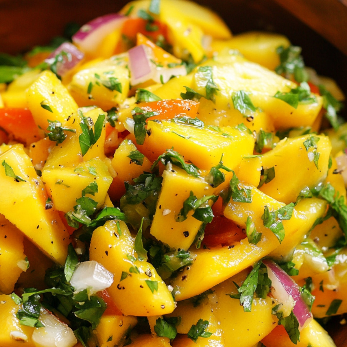 Fresh & Zesty Mango Salad