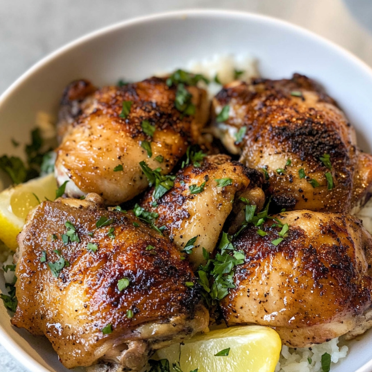 Juicy Instant Pot Chicken Thighs