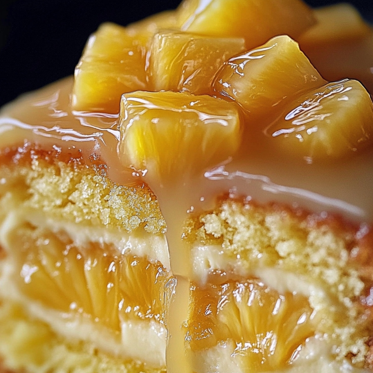 Juicy Pineapple Heaven Cake