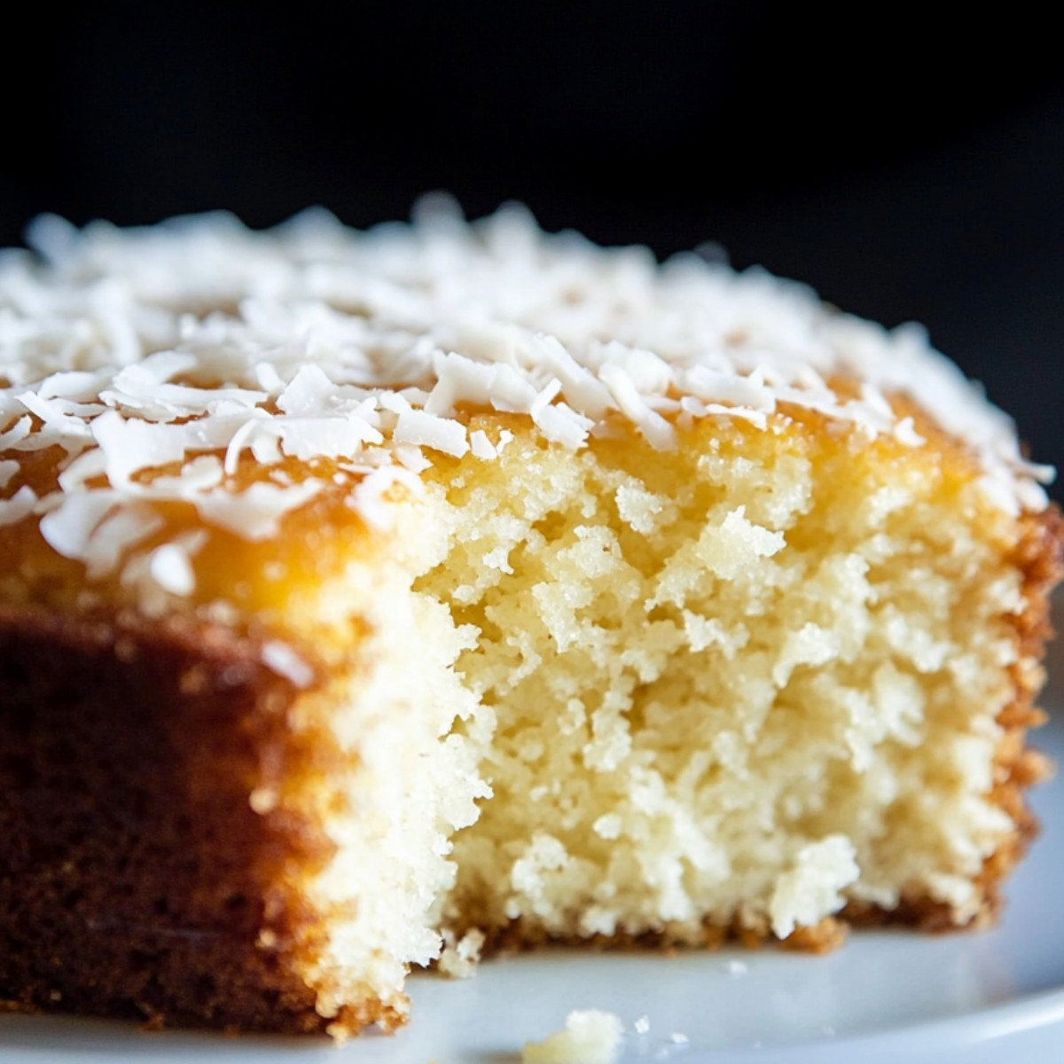 Moist and Fluffy Coconut Cake