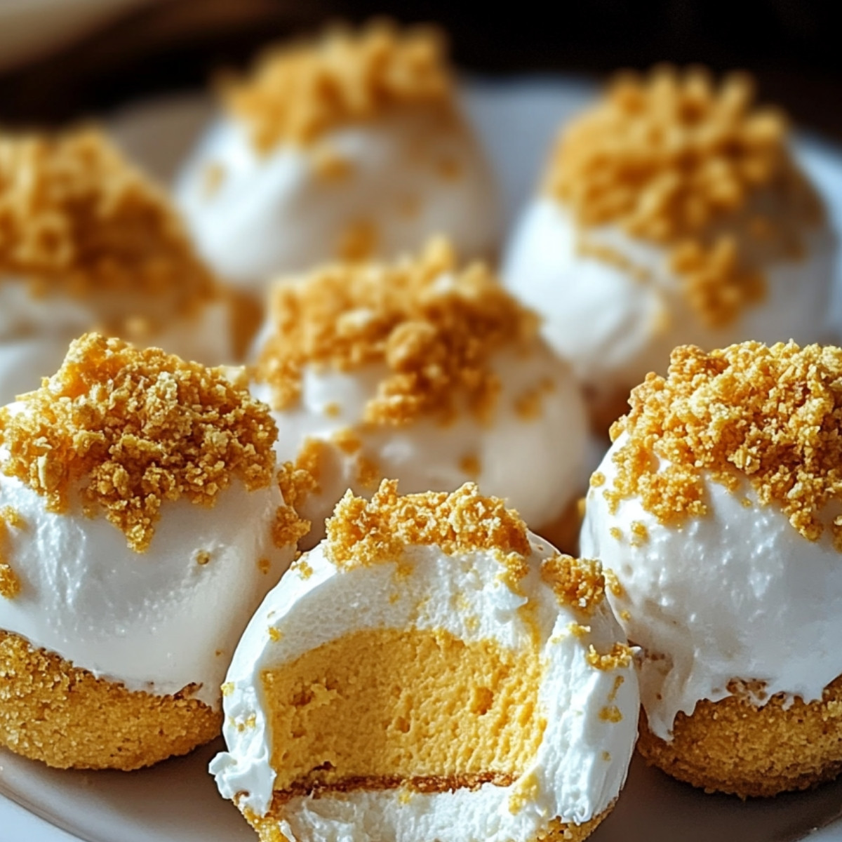 No-Bake Pumpkin Cheesecake Balls