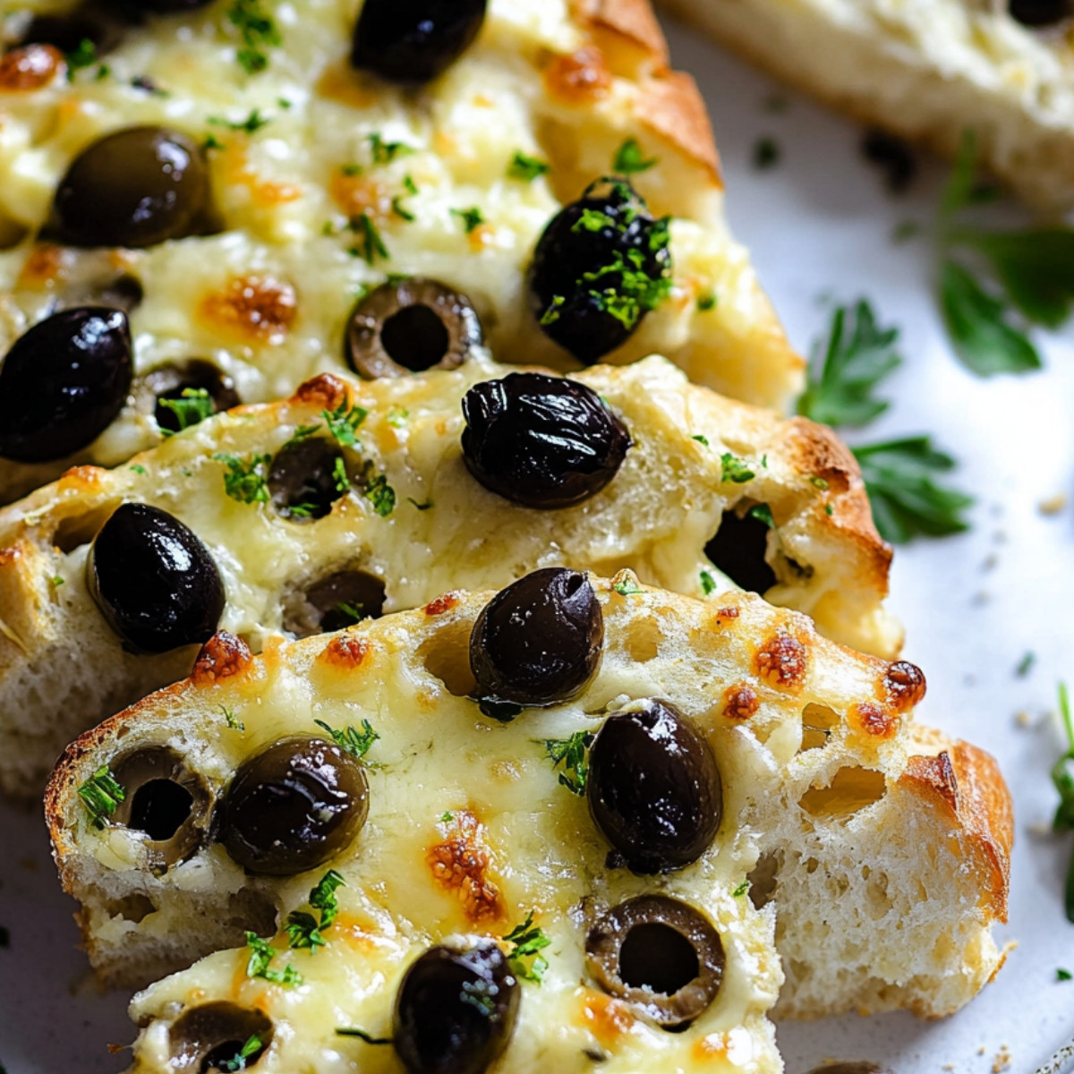 Olive Cheese Bread Delight