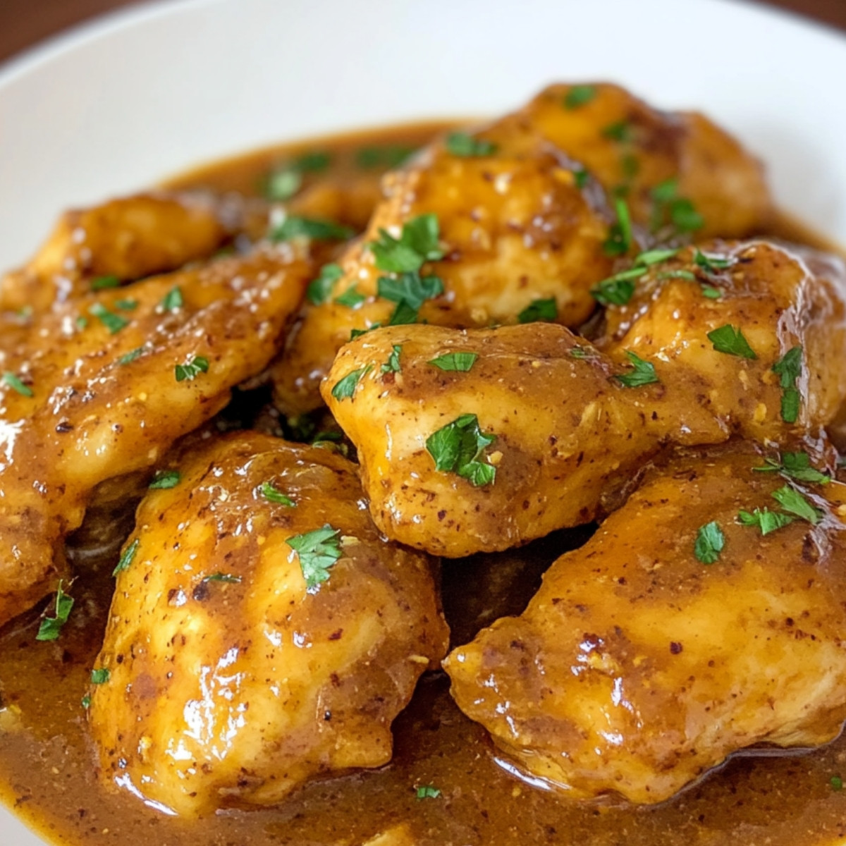 Slow Cooker Honey Mustard Chicken