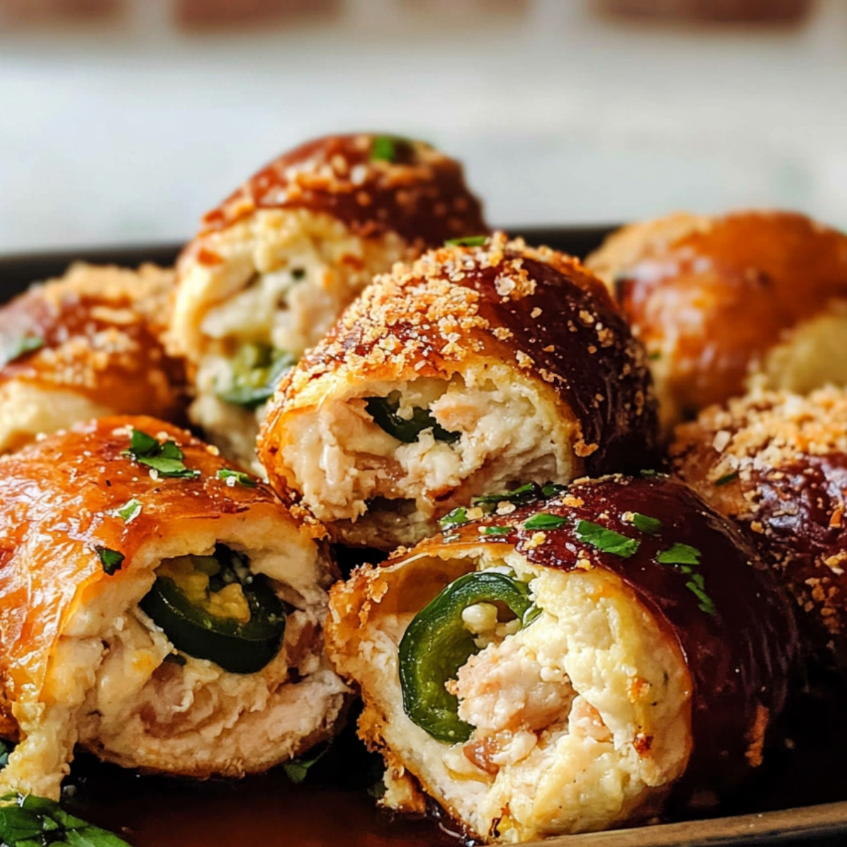 Smoked Jalapeño Popper Chicken Bombs