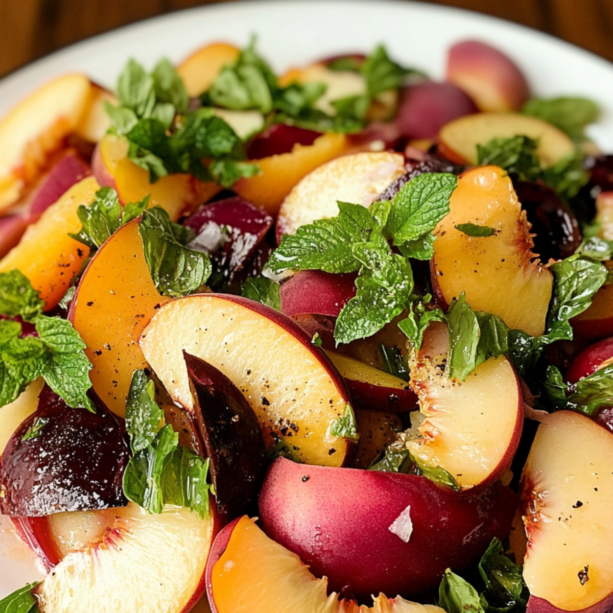 White Peach Salad