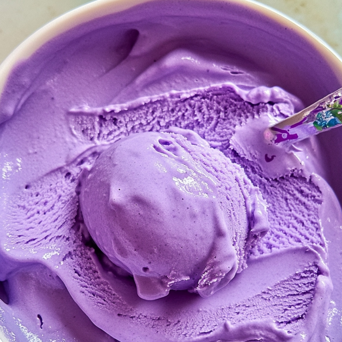 3-Ingredient Ube Ice Cream