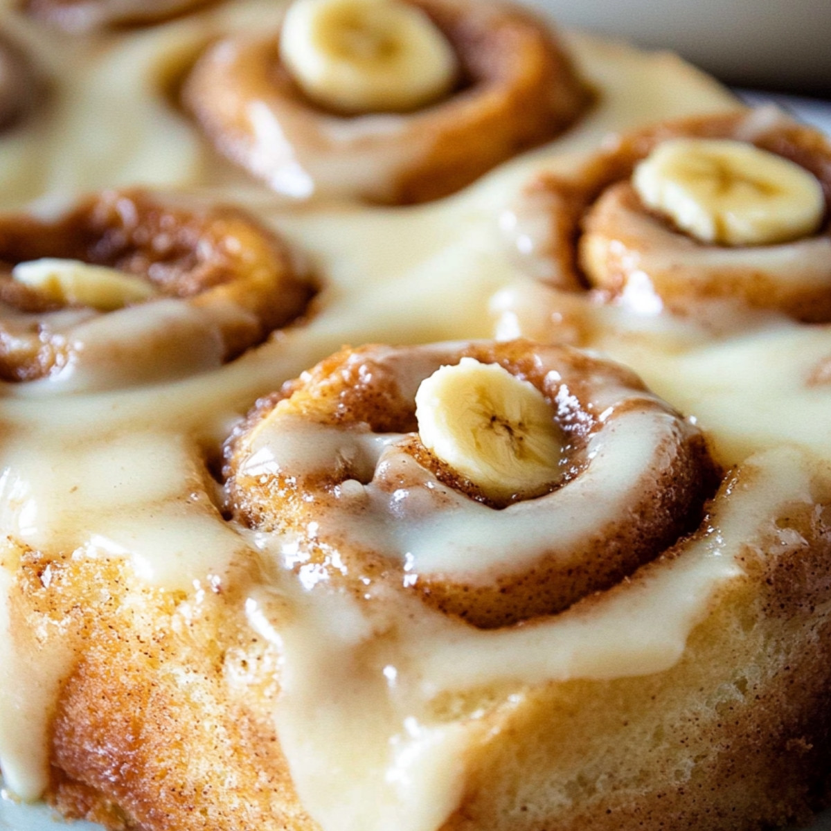 Banana Bread Cinnamon Rolls