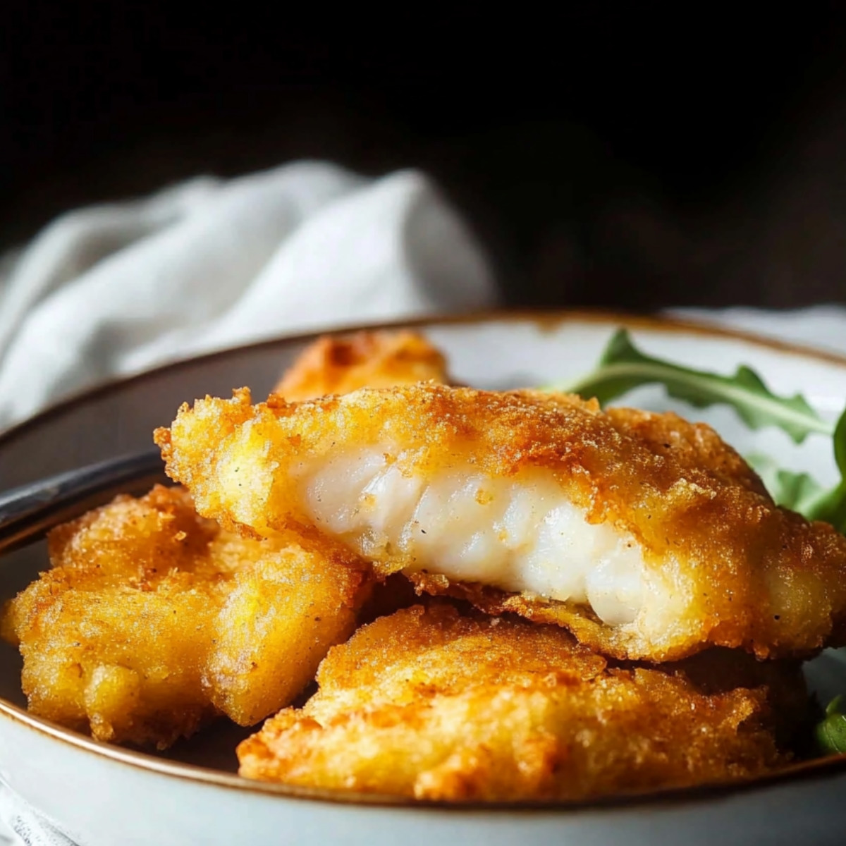 Batter Dipped Fried Fish